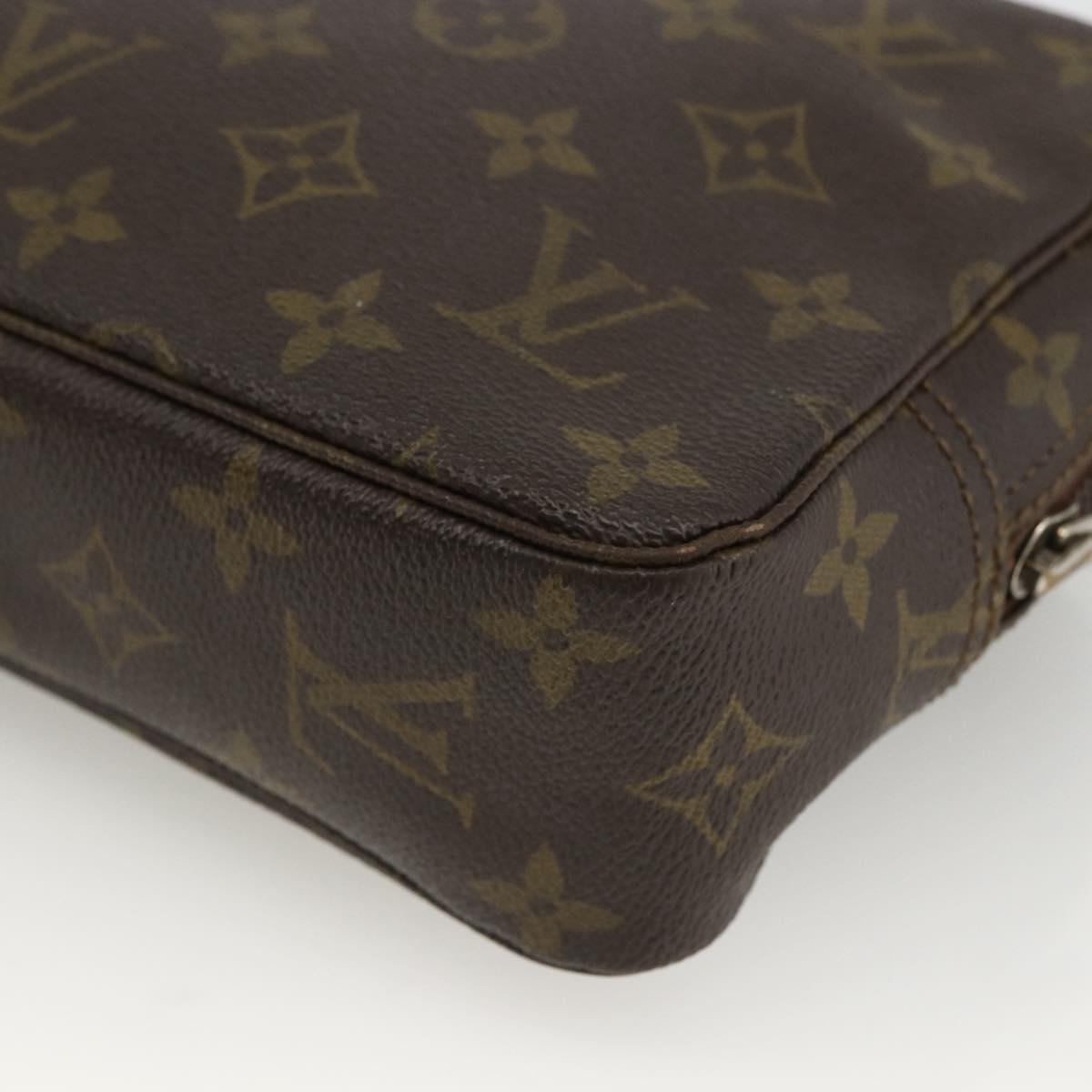 LOUIS VUITTON Monogram Trousse Toilette 23 Clutch Bag M47524 LV Auth BSZ391