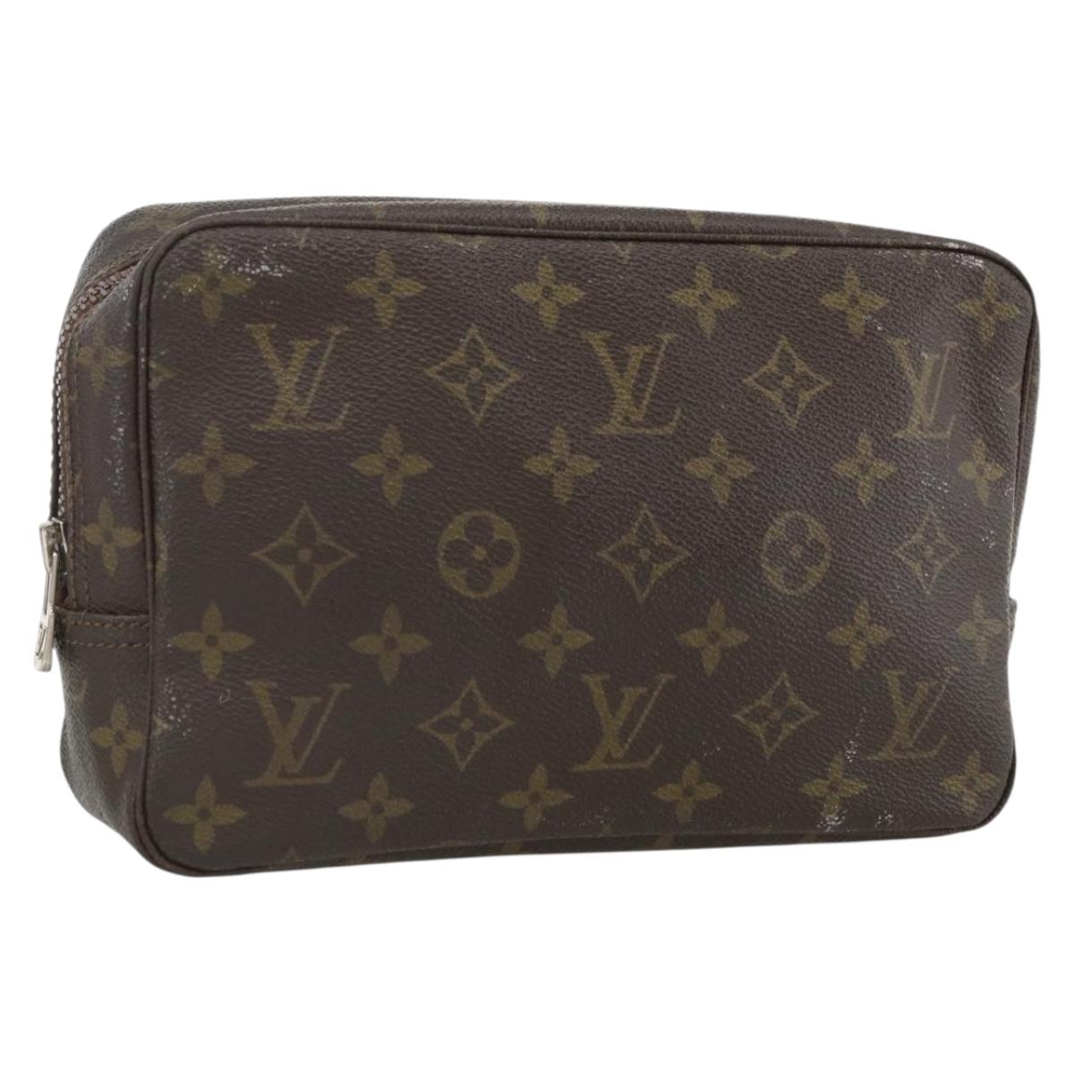 LOUIS VUITTON Monogram Trousse Toilette 23 Clutch Bag M47524 LV Auth BSZ391