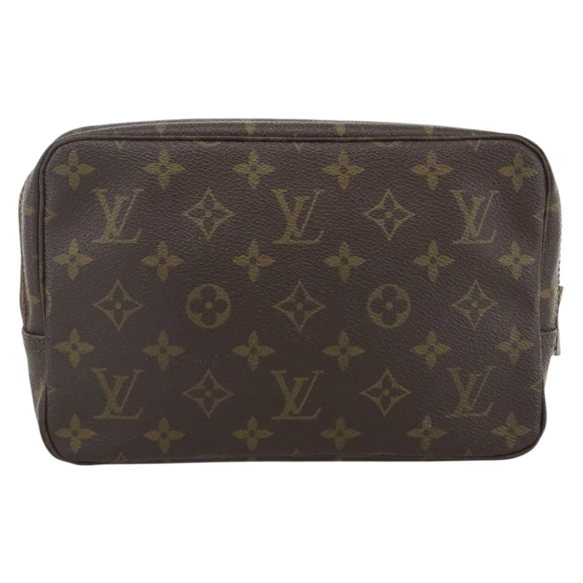 LOUIS VUITTON Monogram Trousse Toilette 23 Clutch Bag M47524 LV Auth BSZ391