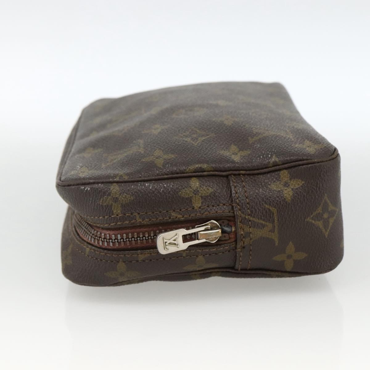 LOUIS VUITTON Monogram Trousse Toilette 23 Clutch Bag M47524 LV Auth BSZ391