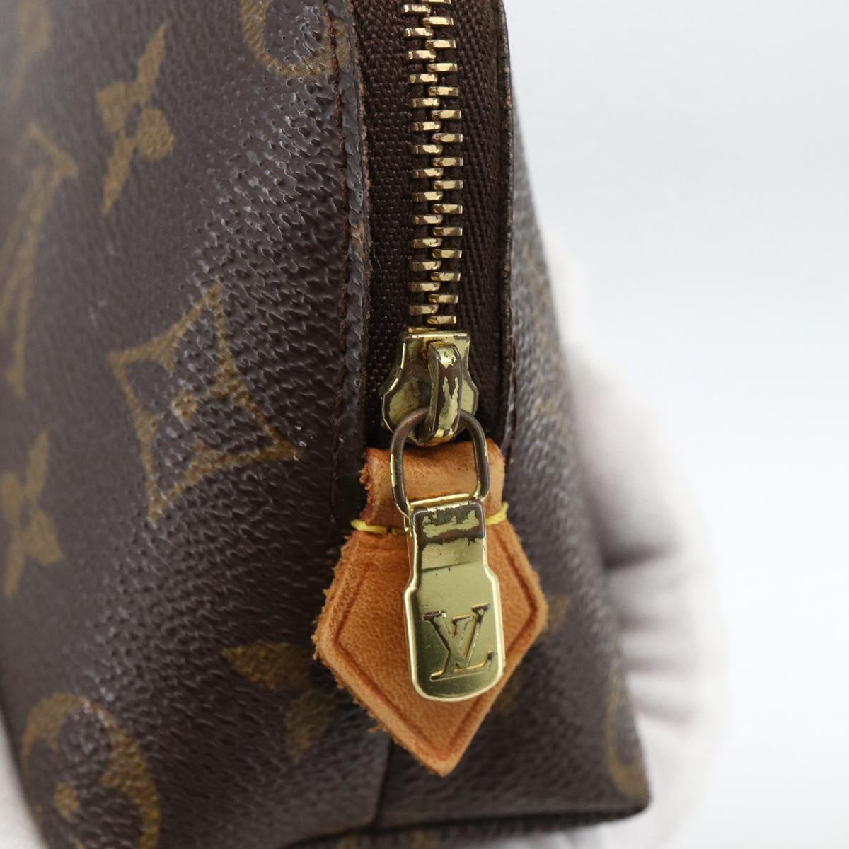 LOUIS VUITTON Monogram Pochette Cosmetic PM Pouch M43998 LV Auth BSZ392