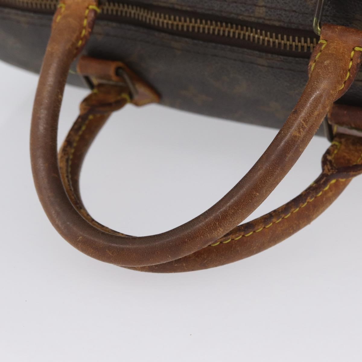 LOUIS VUITTON Monogram Speedy 30 Hand Bag M41526 LV Auth BSZ394