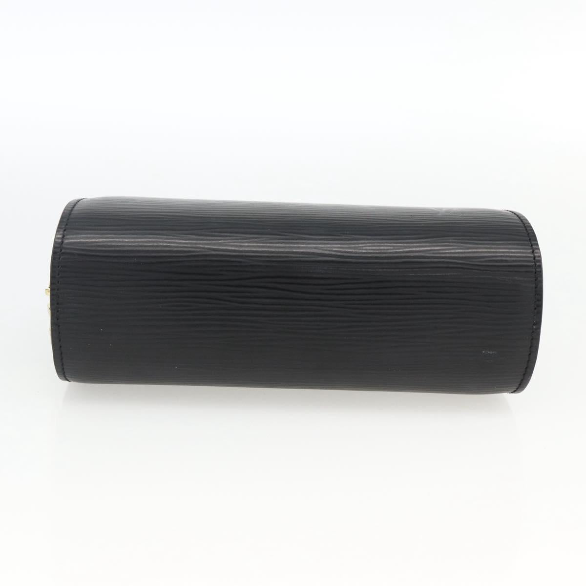 LOUIS VUITTON Epi Dauphine PM Pouch Black M48442 LV Auth BSZ408