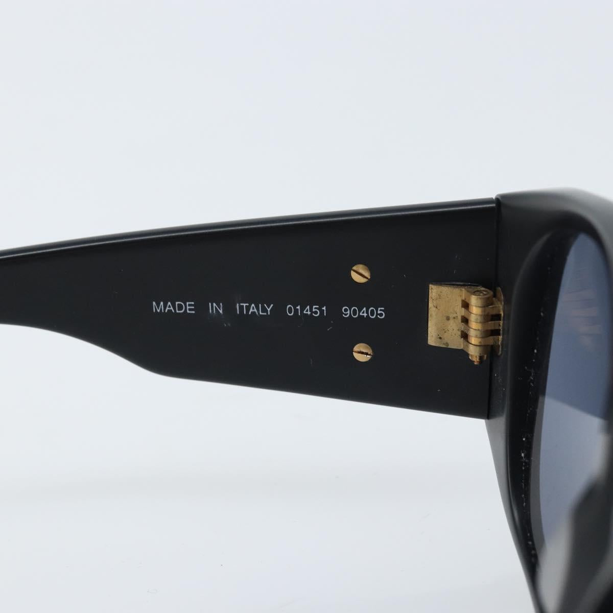 CHANEL Sunglasses plastic Black CC Auth BSZ412V