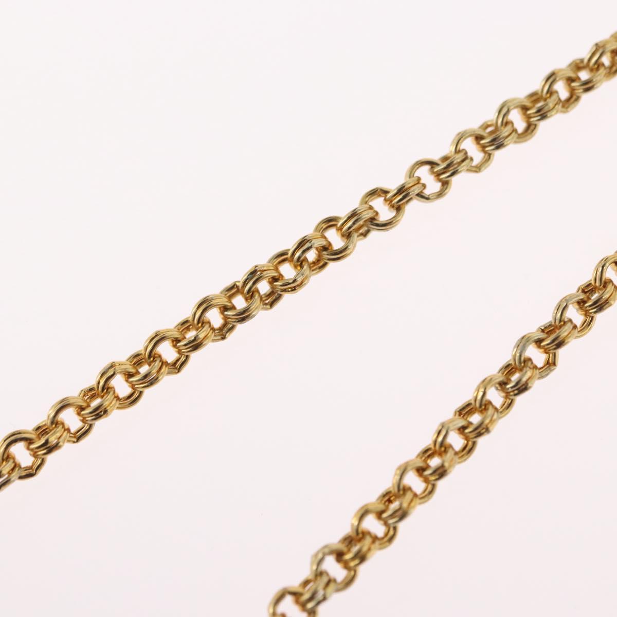 Christian Dior Necklace metal Gold Auth BSZ414V