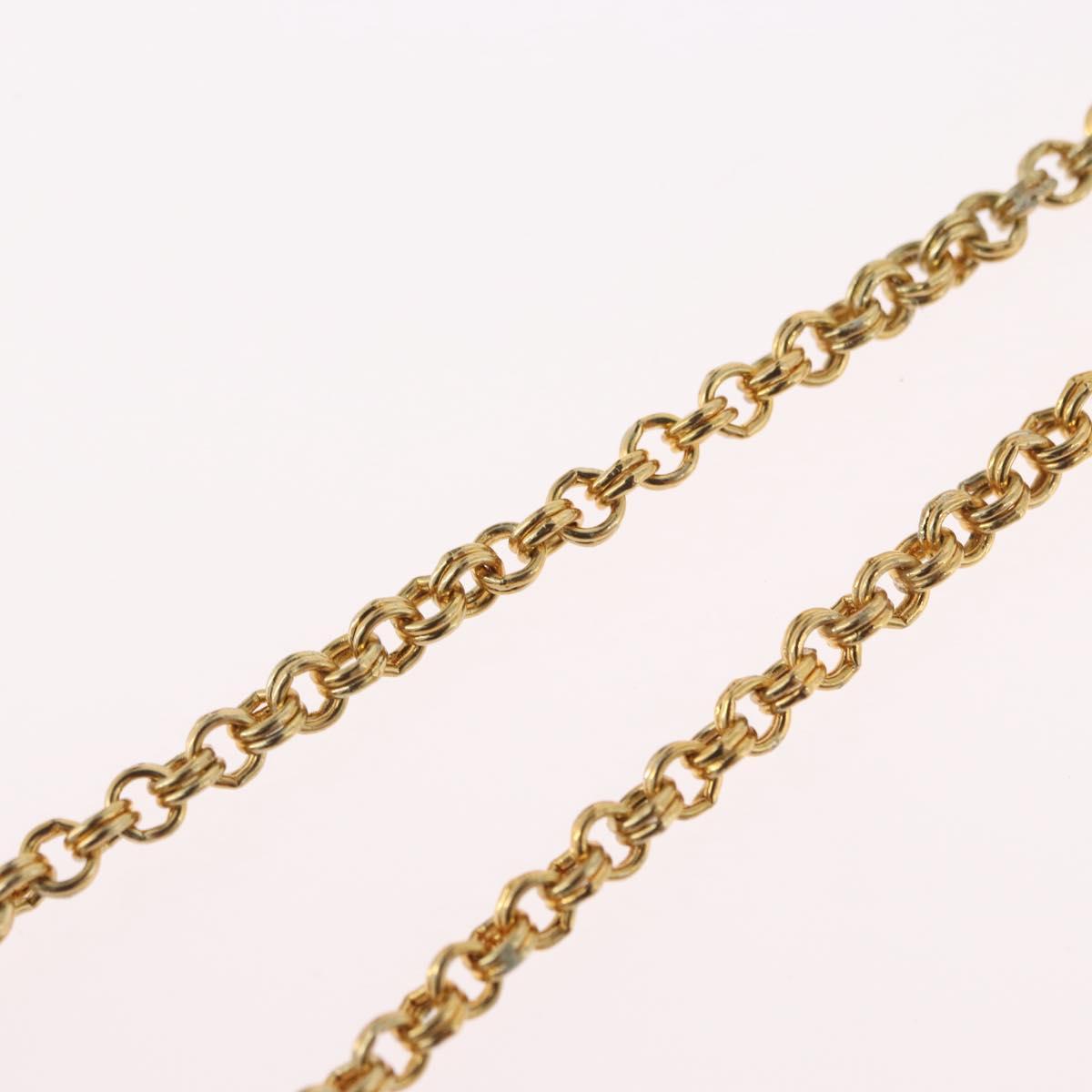 Christian Dior Necklace metal Gold Auth BSZ414V
