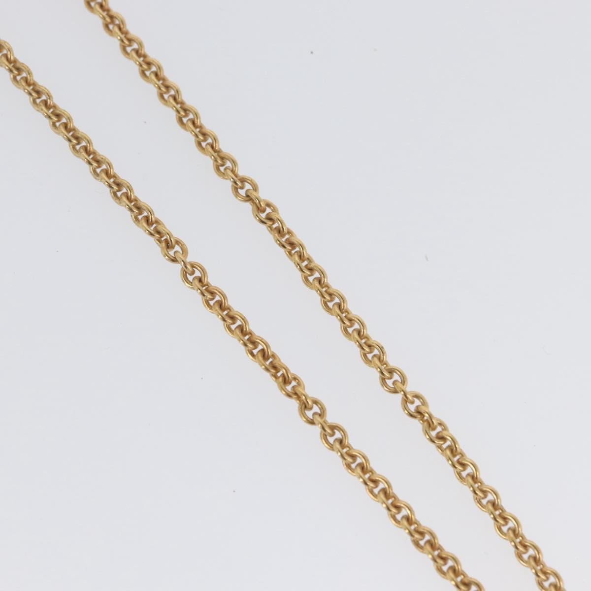 Christian Dior Necklace metal Gold Auth BSZ415