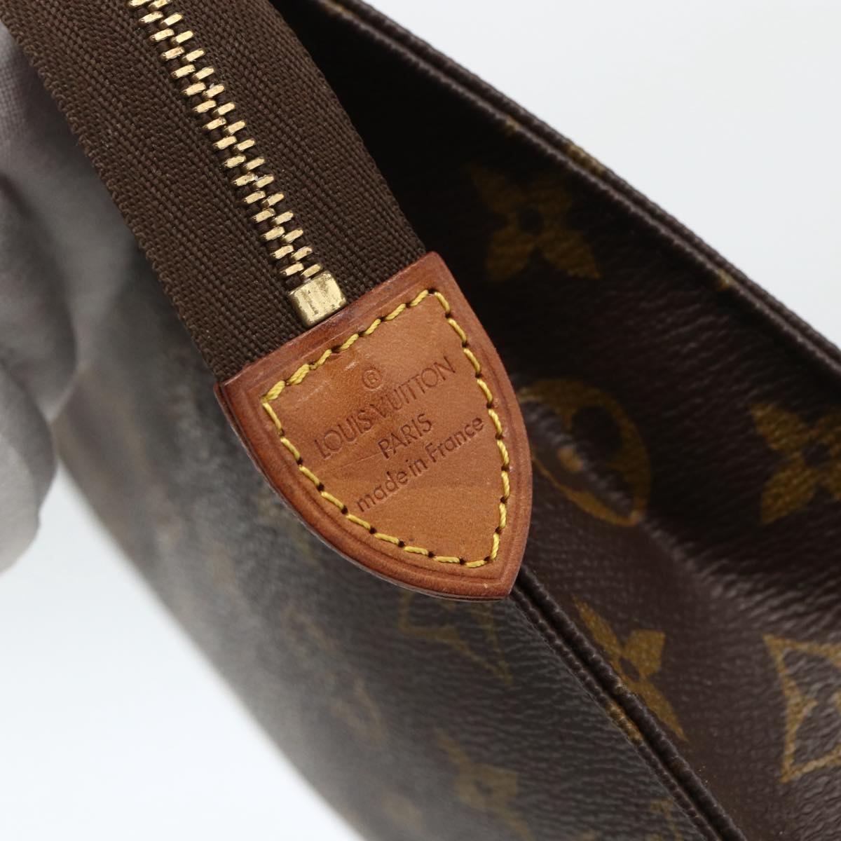 LOUIS VUITTON Monogram Poche Toilette 19 Pouch M47544 LV Auth BSZ430