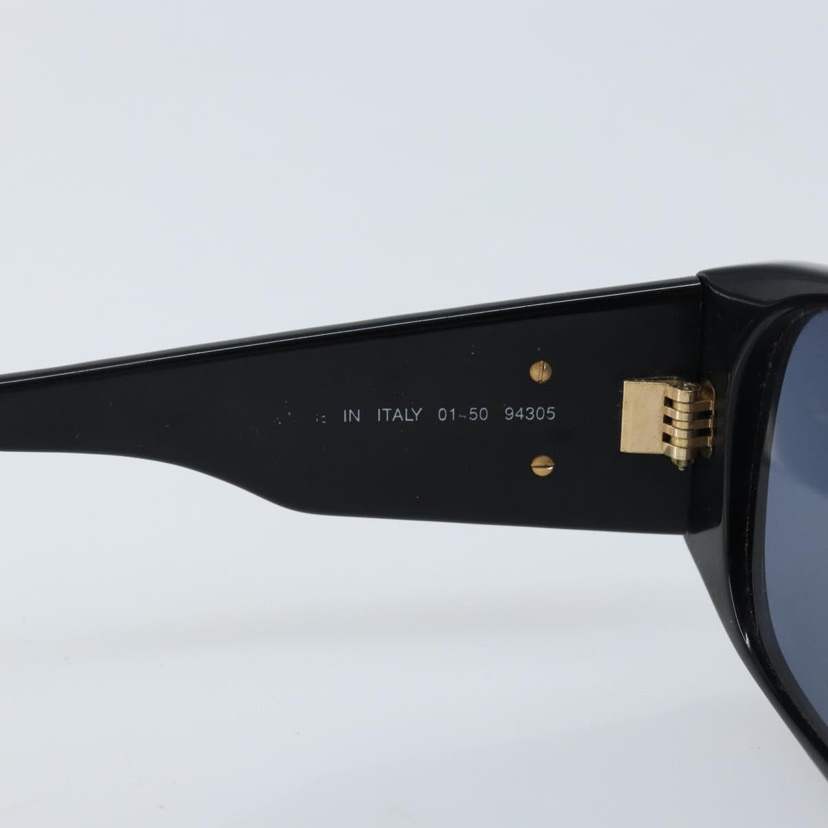 CHANEL Sunglasses plastic Black CC Auth BSZ432