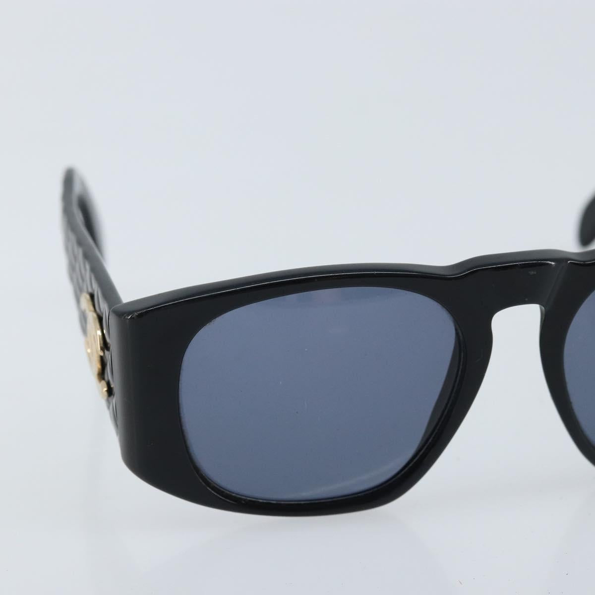 CHANEL Sunglasses plastic Black CC Auth BSZ432