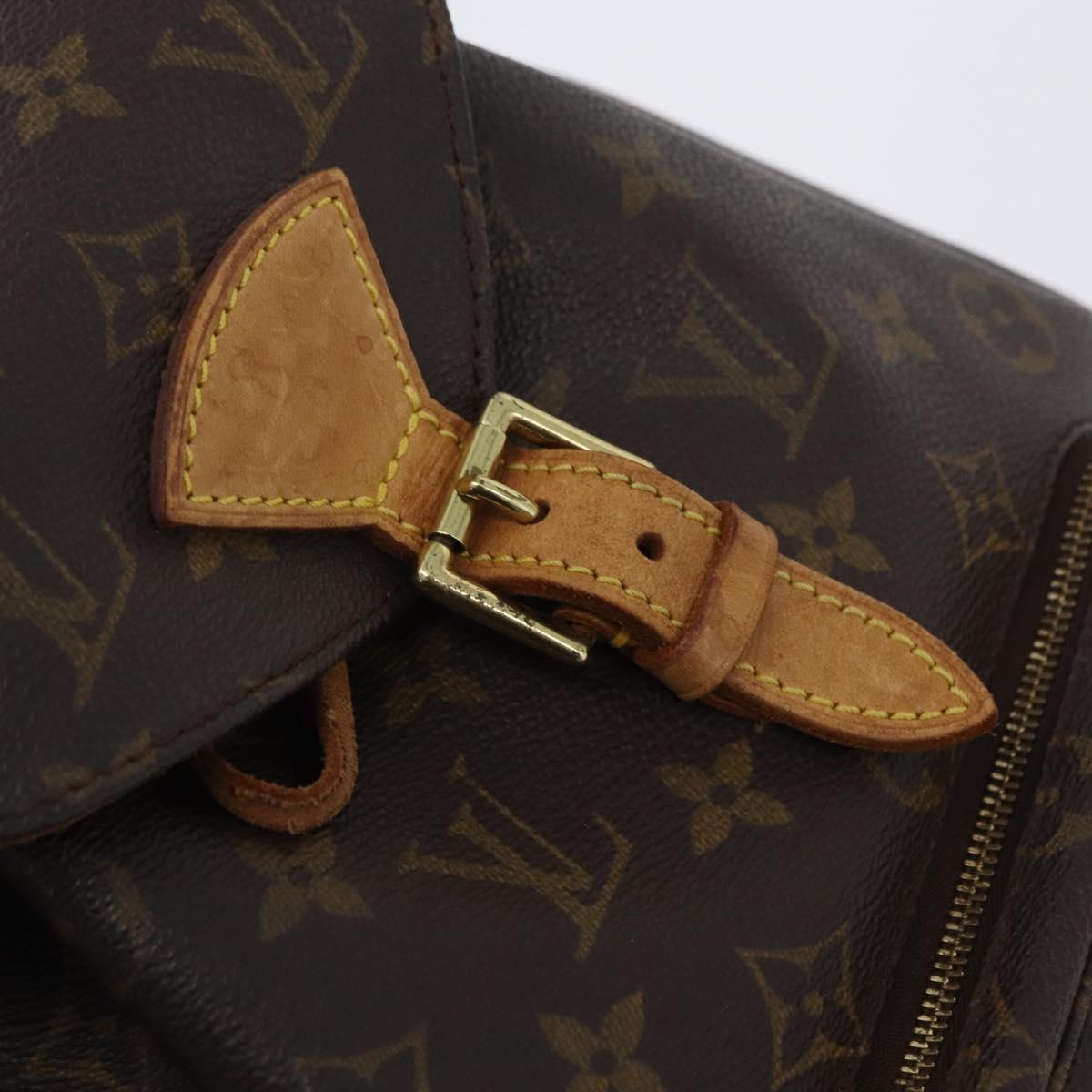LOUIS VUITTON Monogram Montsouris MM Backpack M51136 LV Auth BSZ470