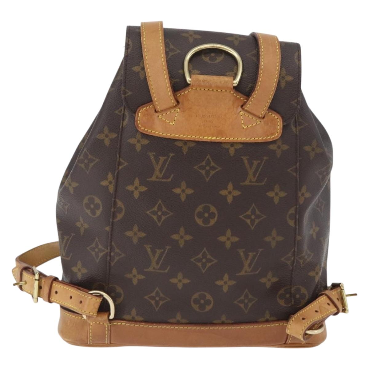LOUIS VUITTON Monogram Montsouris MM Backpack M51136 LV Auth BSZ470