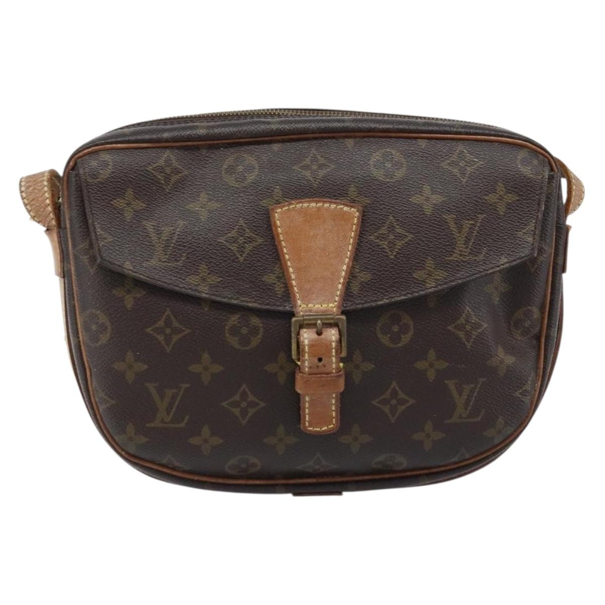LOUIS VUITTON Monogram Jeune Fille MM Shoulder Bag M51226 LV Auth BSZ471