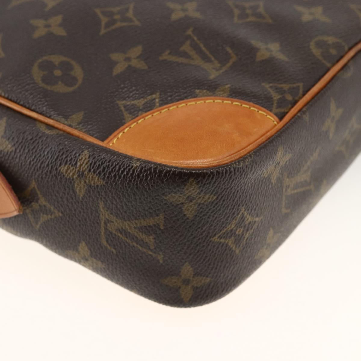 LOUIS VUITTON Monogram Compiegne 28 Clutch Bag M51845 LV Auth BSZ477
