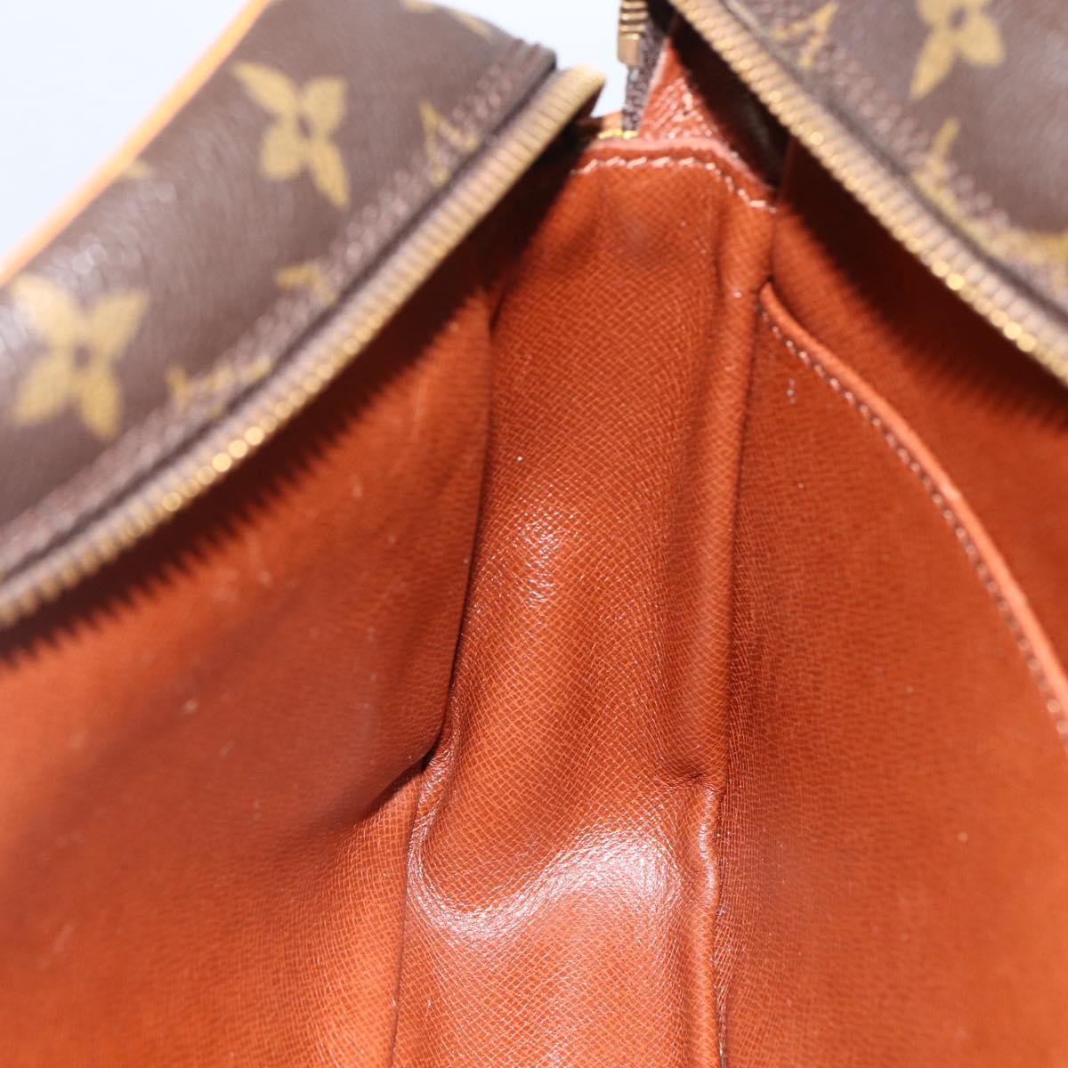 LOUIS VUITTON Monogram Compiegne 28 Clutch Bag M51845 LV Auth BSZ477
