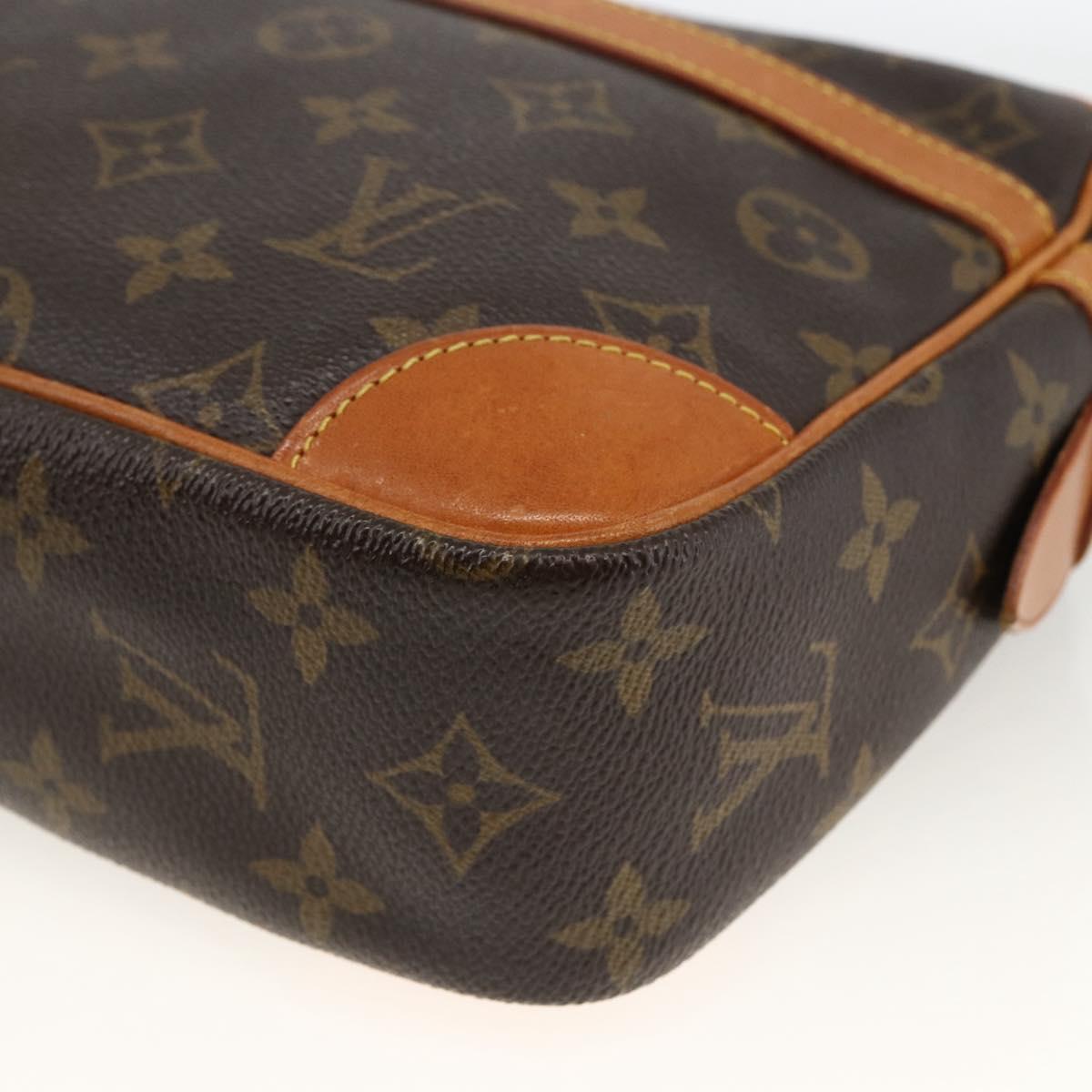 LOUIS VUITTON Monogram Compiegne 28 Clutch Bag M51845 LV Auth BSZ477