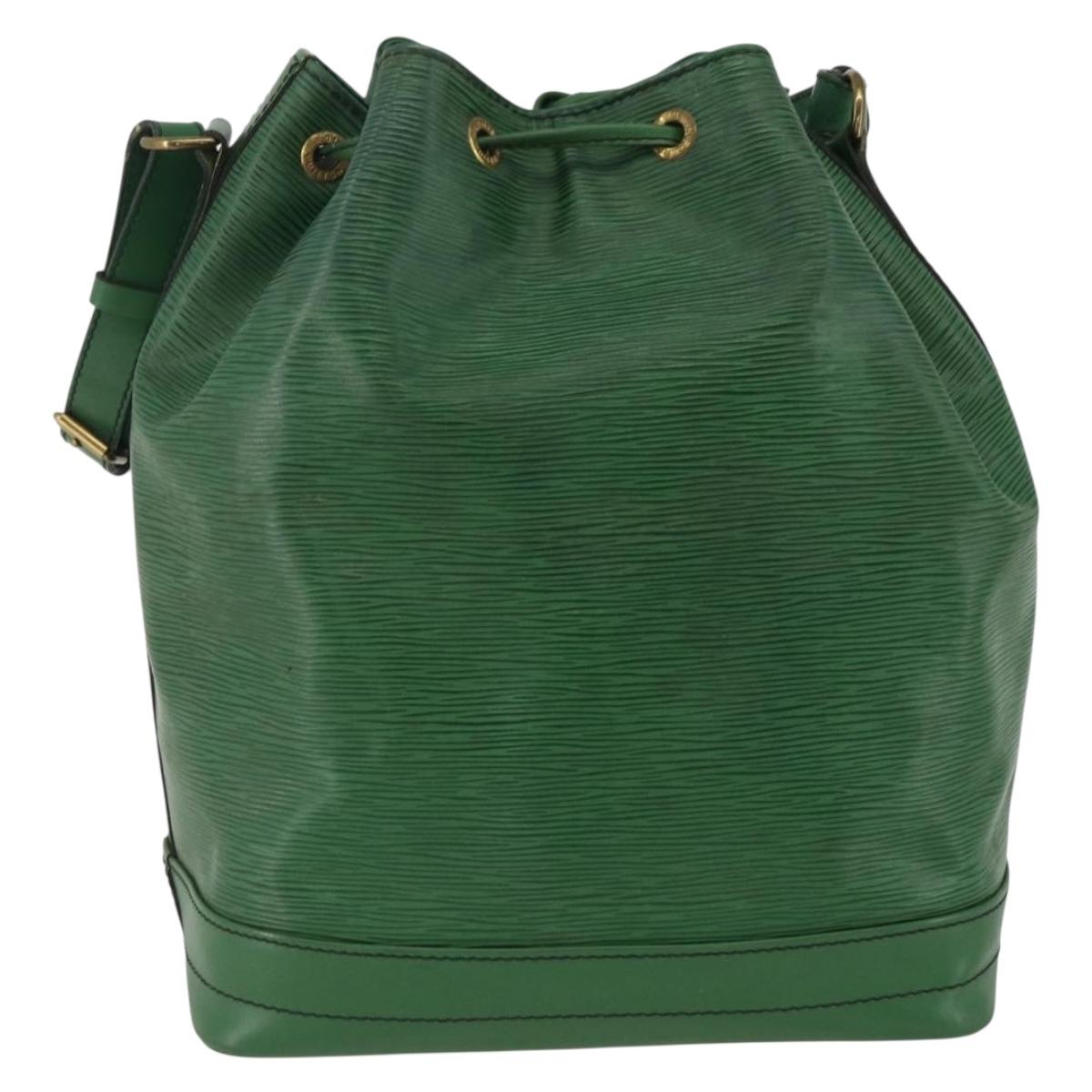 LOUIS VUITTON Epi Noe Shoulder Bag Green M44004 LV Auth BSZ514