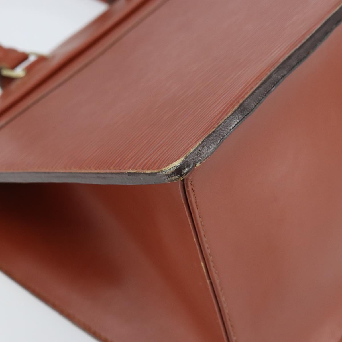 LOUIS VUITTON Epi Riviera Hand Bag Brown M48183 LV Auth BSZ518