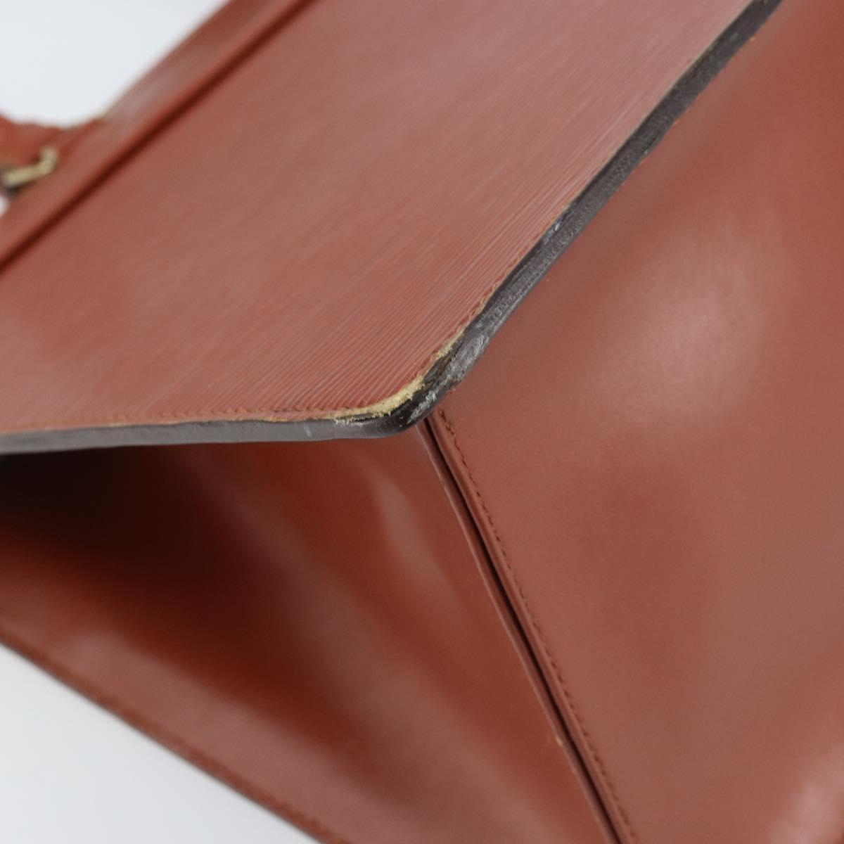 LOUIS VUITTON Epi Riviera Hand Bag Brown M48183 LV Auth BSZ518