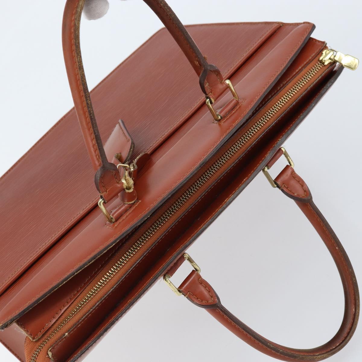 LOUIS VUITTON Epi Riviera Hand Bag Brown M48183 LV Auth BSZ518