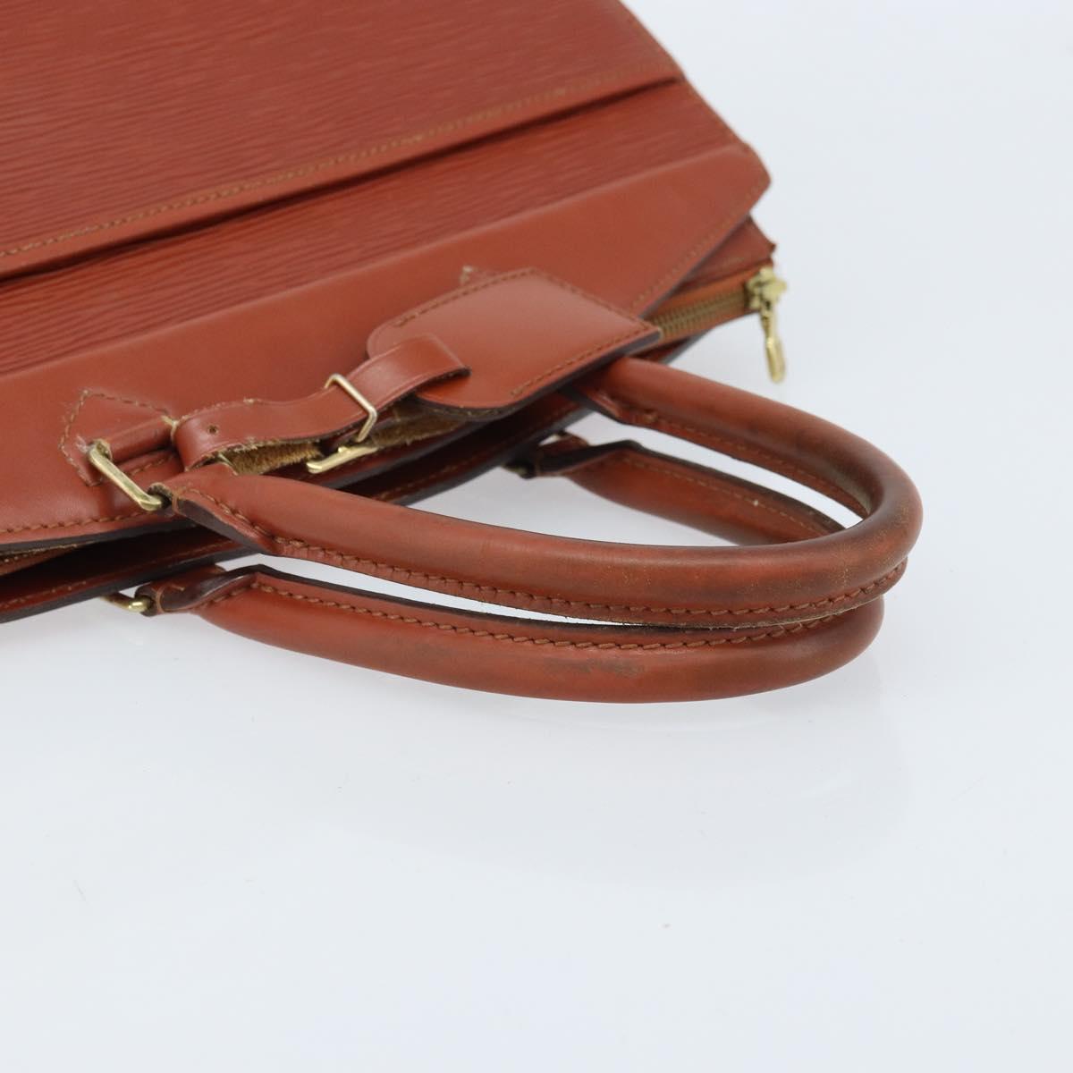 LOUIS VUITTON Epi Riviera Hand Bag Brown M48183 LV Auth BSZ518
