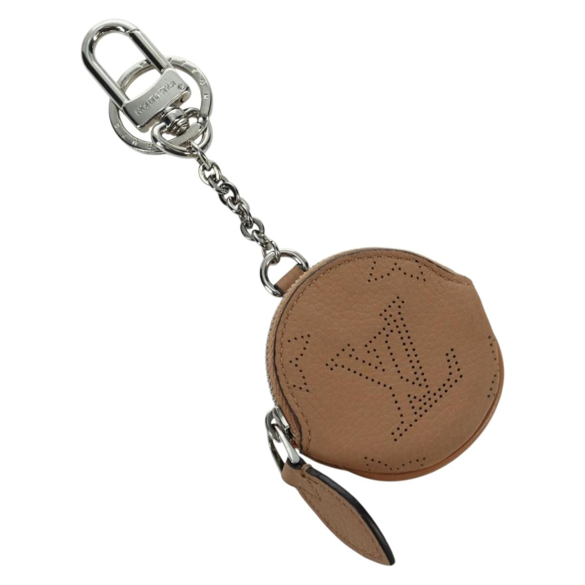 LOUIS VUITTON Mahina Porte Cles Flight Mode Pouch Charm M00542 LV Auth BSZ557M