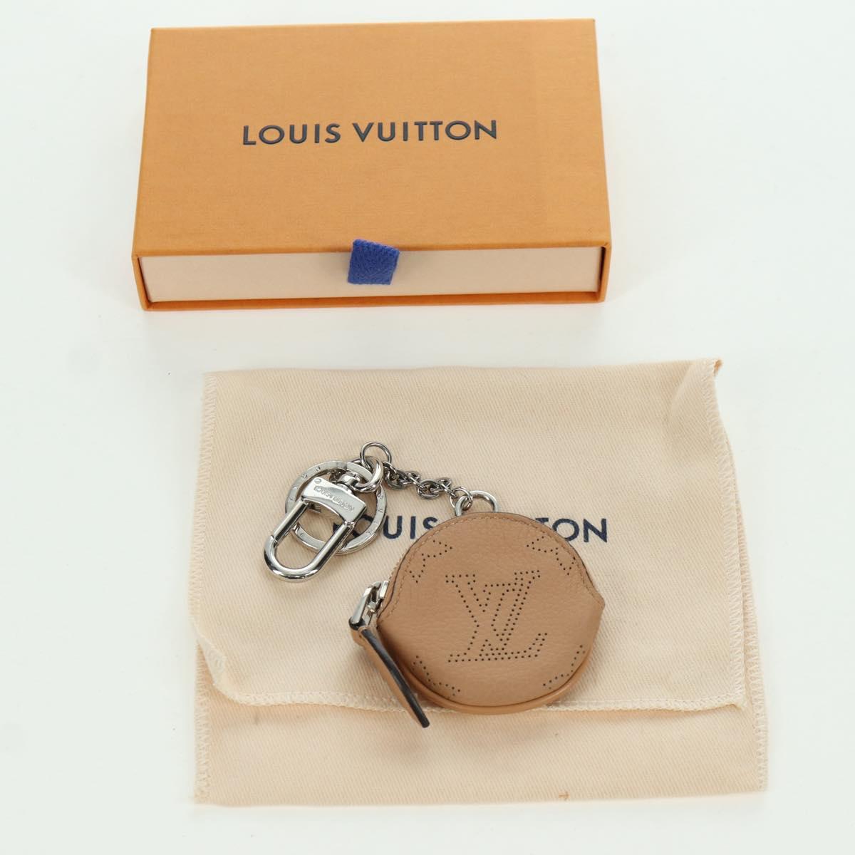 LOUIS VUITTON Mahina Porte Cles Flight Mode Pouch Charm M00542 LV Auth BSZ557M
