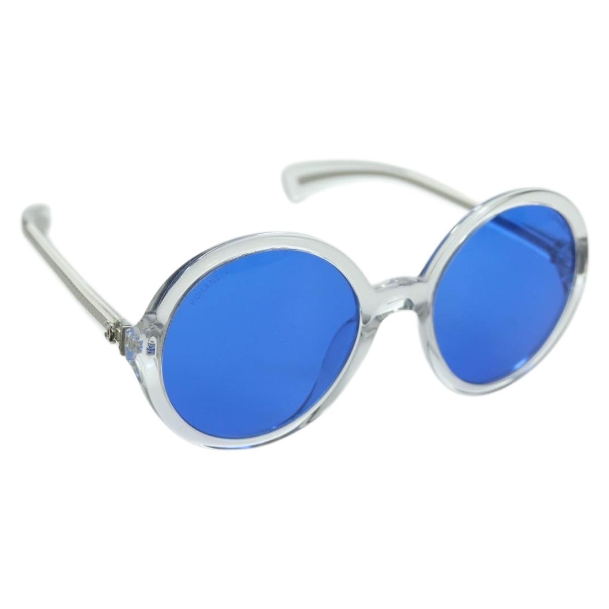 CHANEL Sunglasses plastic Clear 71287A CC Auth BSZ561M CHANEL Sunglasses plastic Clear 71287A CC Auth BSZ561M main image 3