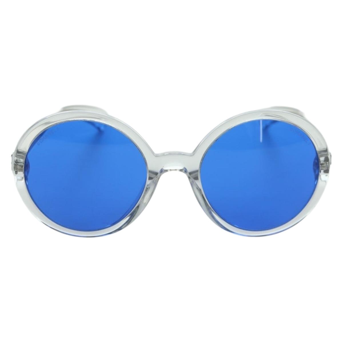 CHANEL Sunglasses plastic Clear 71287A CC Auth BSZ561M