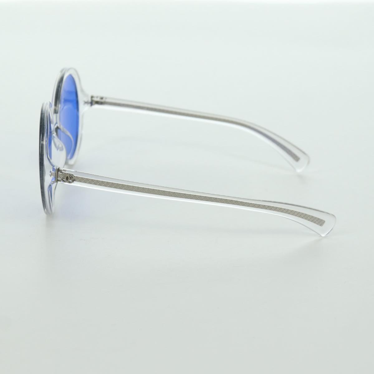 CHANEL Sunglasses plastic Clear 71287A CC Auth BSZ561M