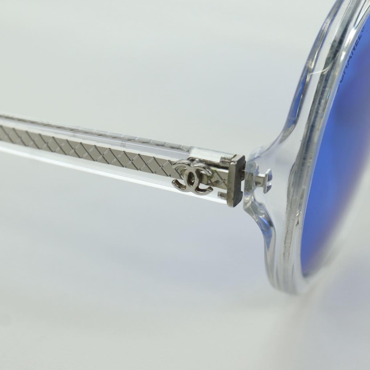 CHANEL Sunglasses plastic Clear 71287A CC Auth BSZ561M