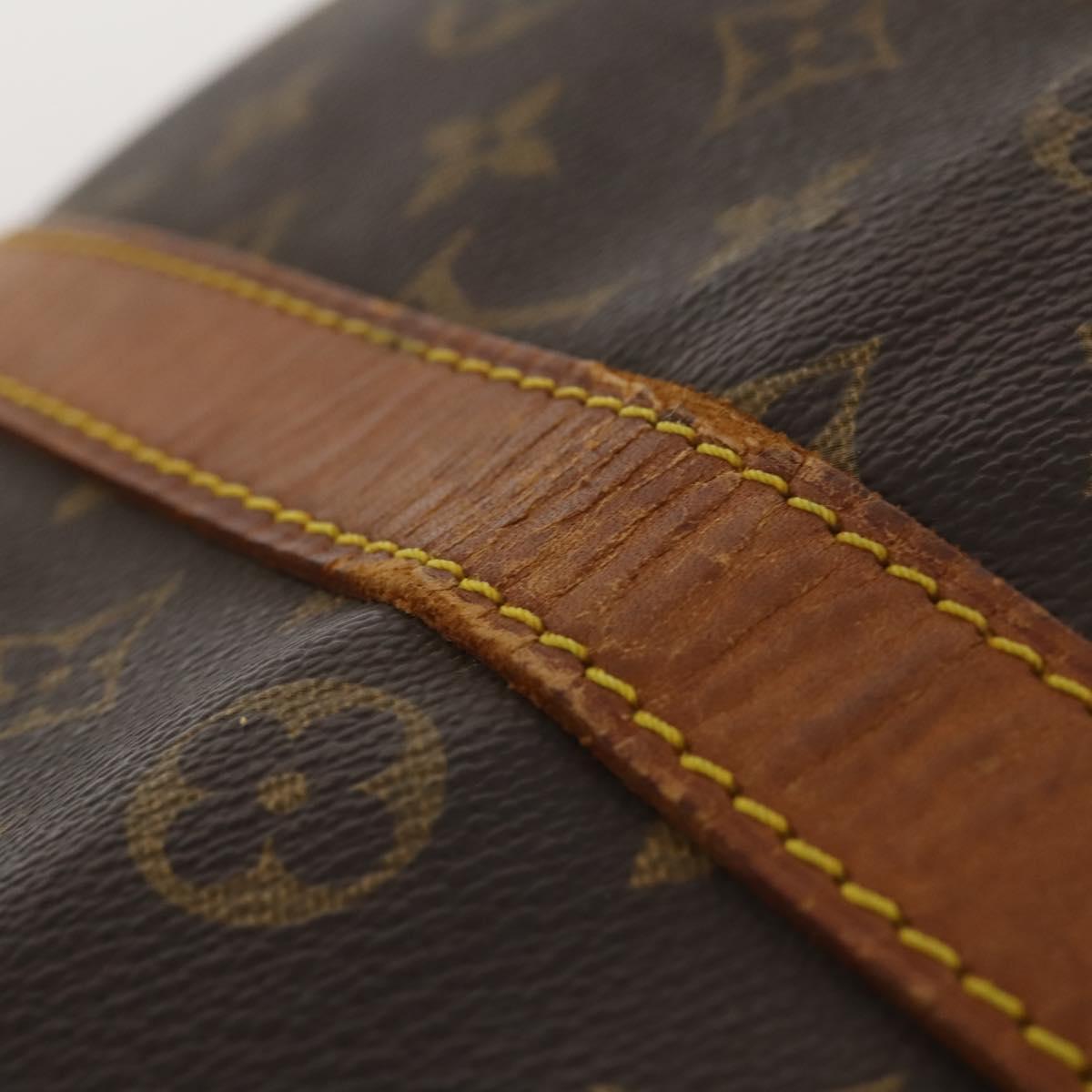 LOUIS VUITTON Monogram Keepall 55 Boston Bag M41424 LV Auth BSZ585