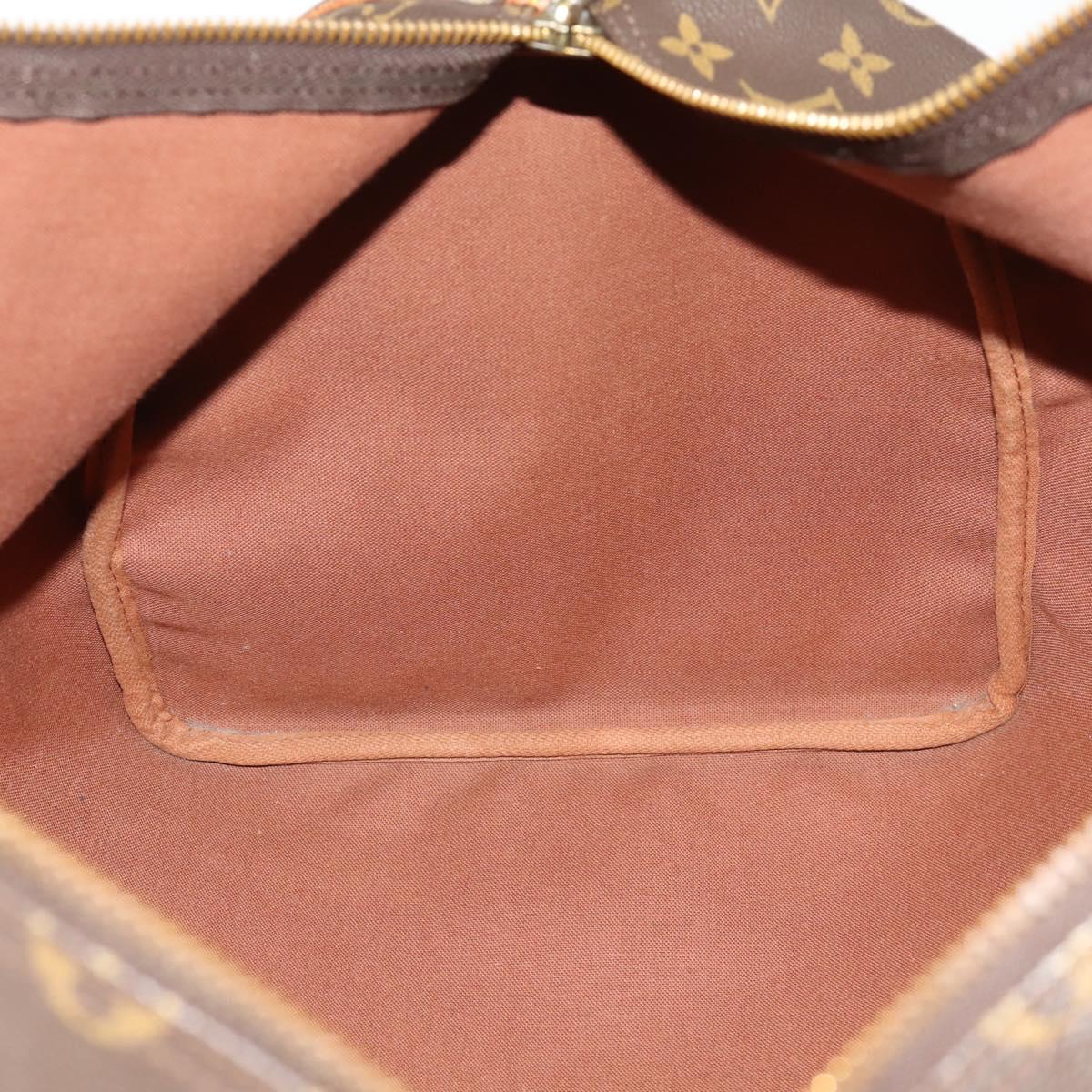 LOUIS VUITTON Monogram Keepall 55 Boston Bag M41424 LV Auth BSZ585