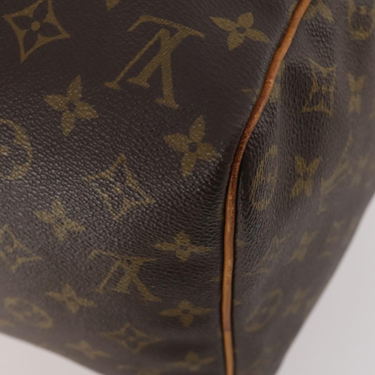 LOUIS VUITTON Monogram Keepall 45 Boston Bag M41428 LV Auth BSZ586
