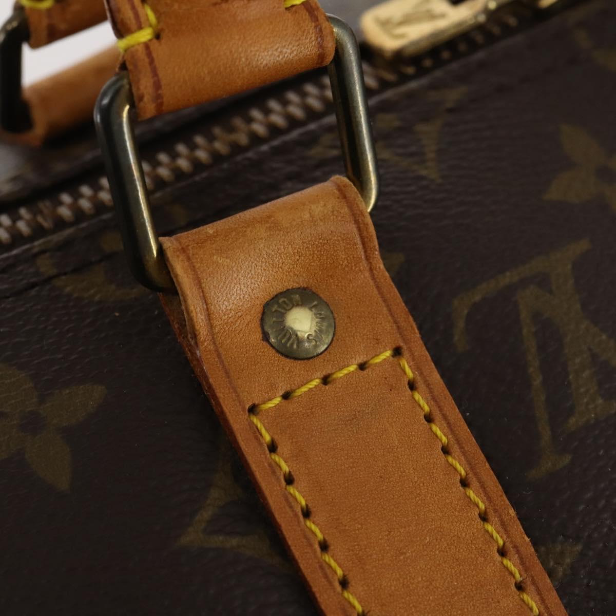 LOUIS VUITTON Monogram Keepall Bandouliere 50 Boston Bag M41416 LV Auth BSZ588