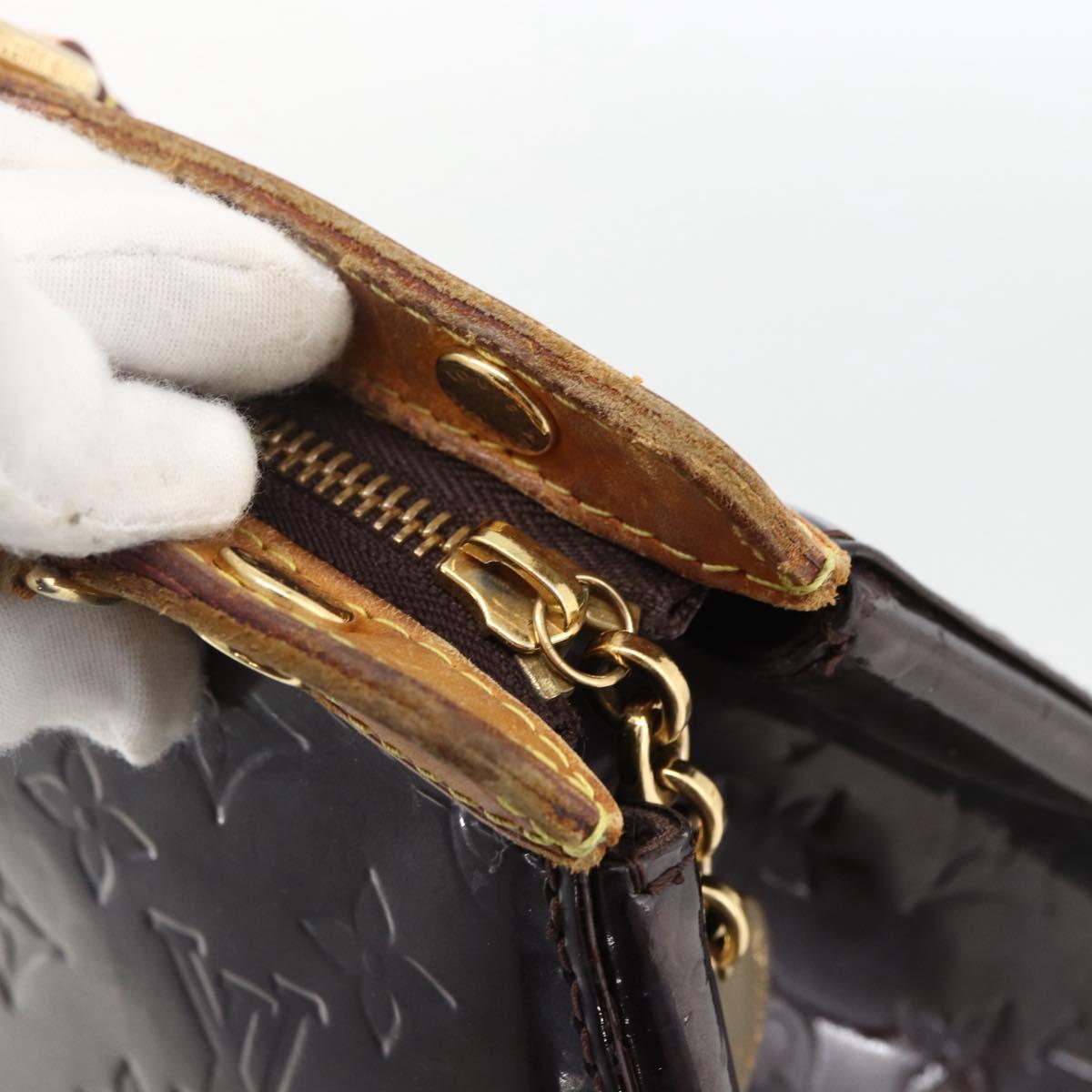 LOUIS VUITTON Monogram Vernis Blair GM Bag 2way Amarante M91616 LV Auth BSZ597