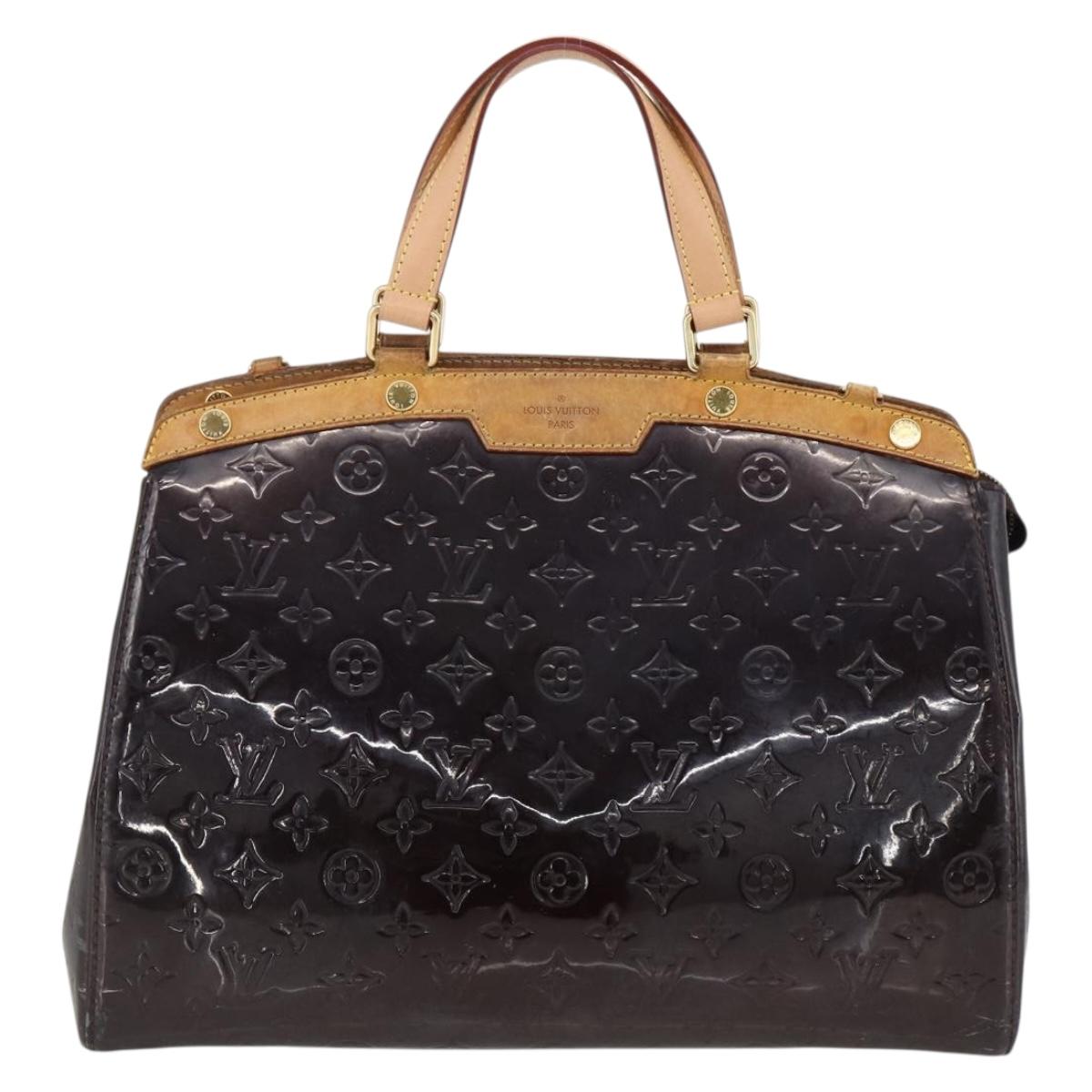 LOUIS VUITTON Monogram Vernis Blair GM Bag 2way Amarante M91616 LV Auth BSZ597