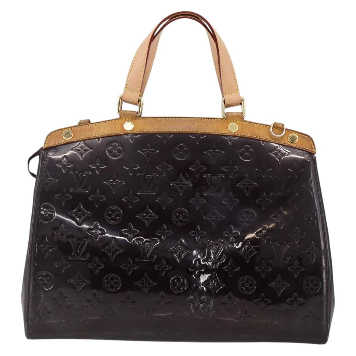 LOUIS VUITTON Monogram Vernis Blair GM Bag 2way Amarante M91616 LV Auth BSZ597