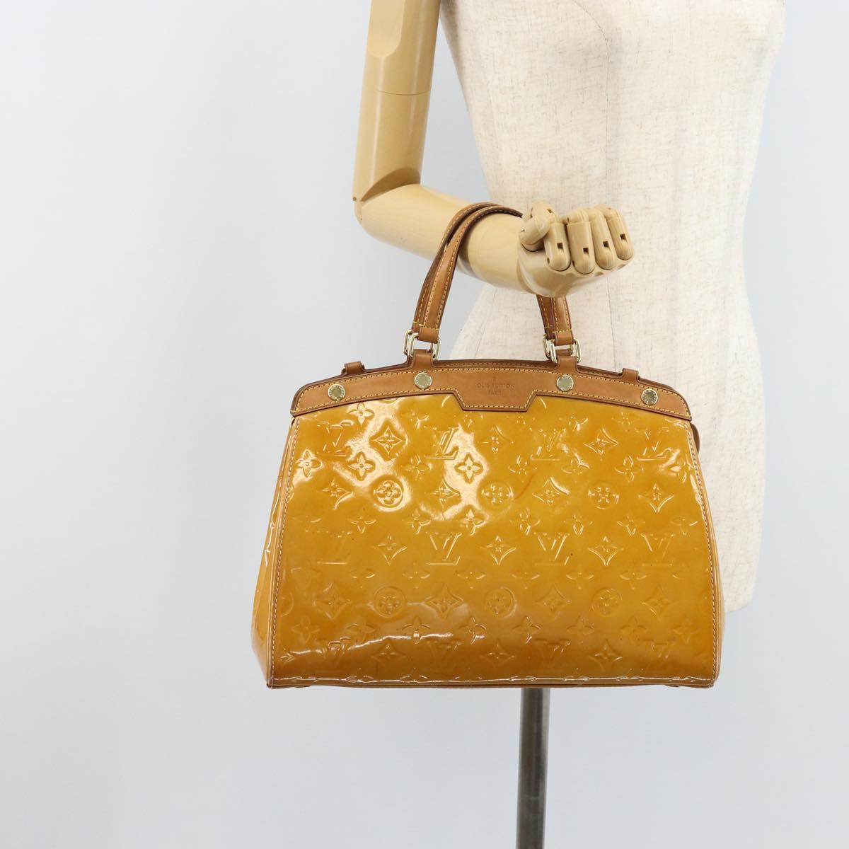 LOUIS VUITTON Vernis Blair MM Bag 2way Rose Angelique M90068 LV Auth BSZ598