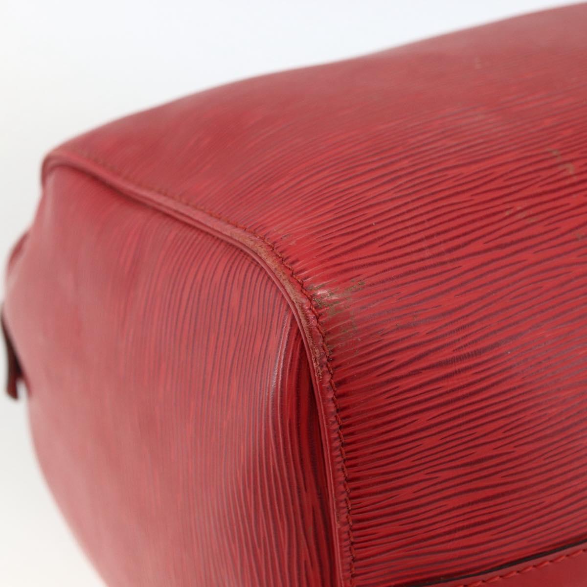 LOUIS VUITTON Epi Speedy 30 Hand Bag Castilian Red M43007 LV Auth BSZ602