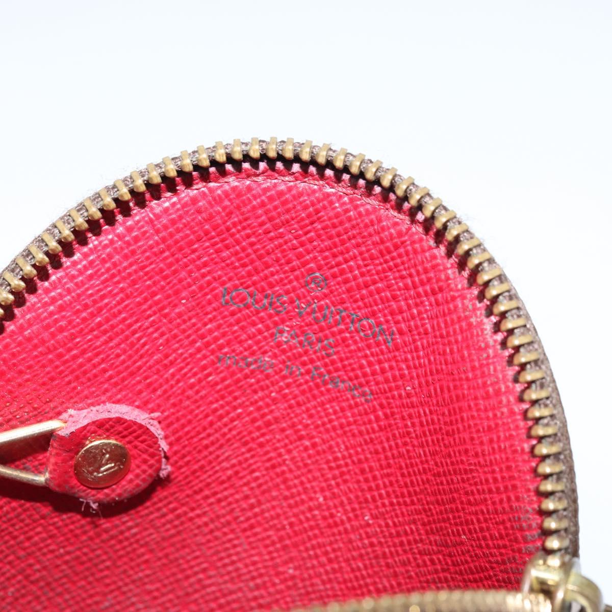 LOUIS VUITTON Monogram Cherry Porte Monnaie Ron Coin Purse M95043 Auth BSZ616A