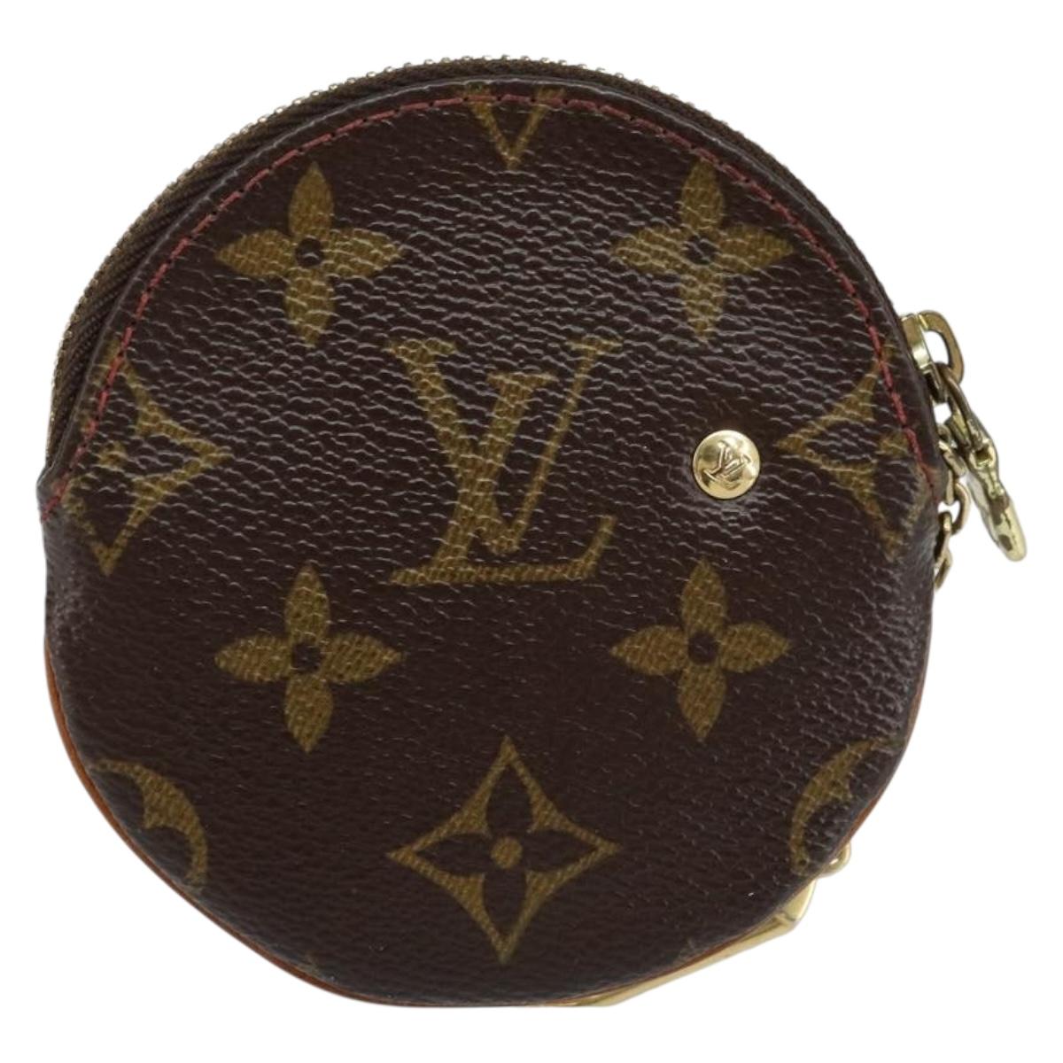 LOUIS VUITTON Monogram Cherry Porte Monnaie Ron Coin Purse M95043 Auth BSZ616A