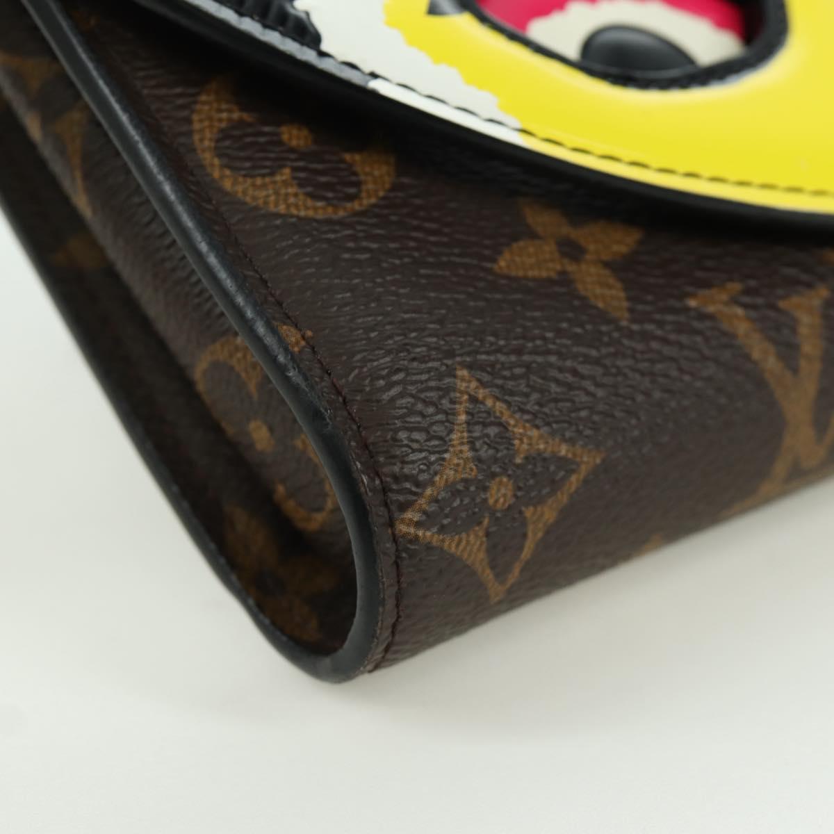LOUIS VUITTON Yamamoto Kansai Portefeuille Chain Bag M67256 LV Auth BSZ668SAM