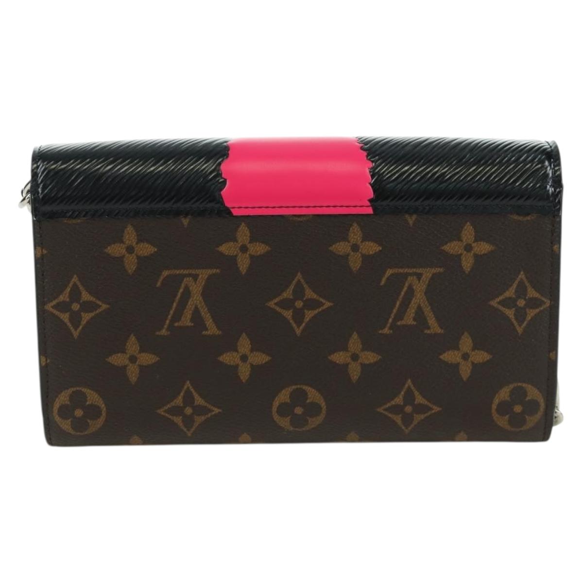 LOUIS VUITTON Yamamoto Kansai Portefeuille Chain Bag M67256 LV Auth BSZ668SAM