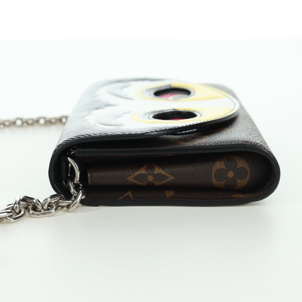 LOUIS VUITTON Yamamoto Kansai Portefeuille Chain Bag M67256 LV Auth BSZ668SAM