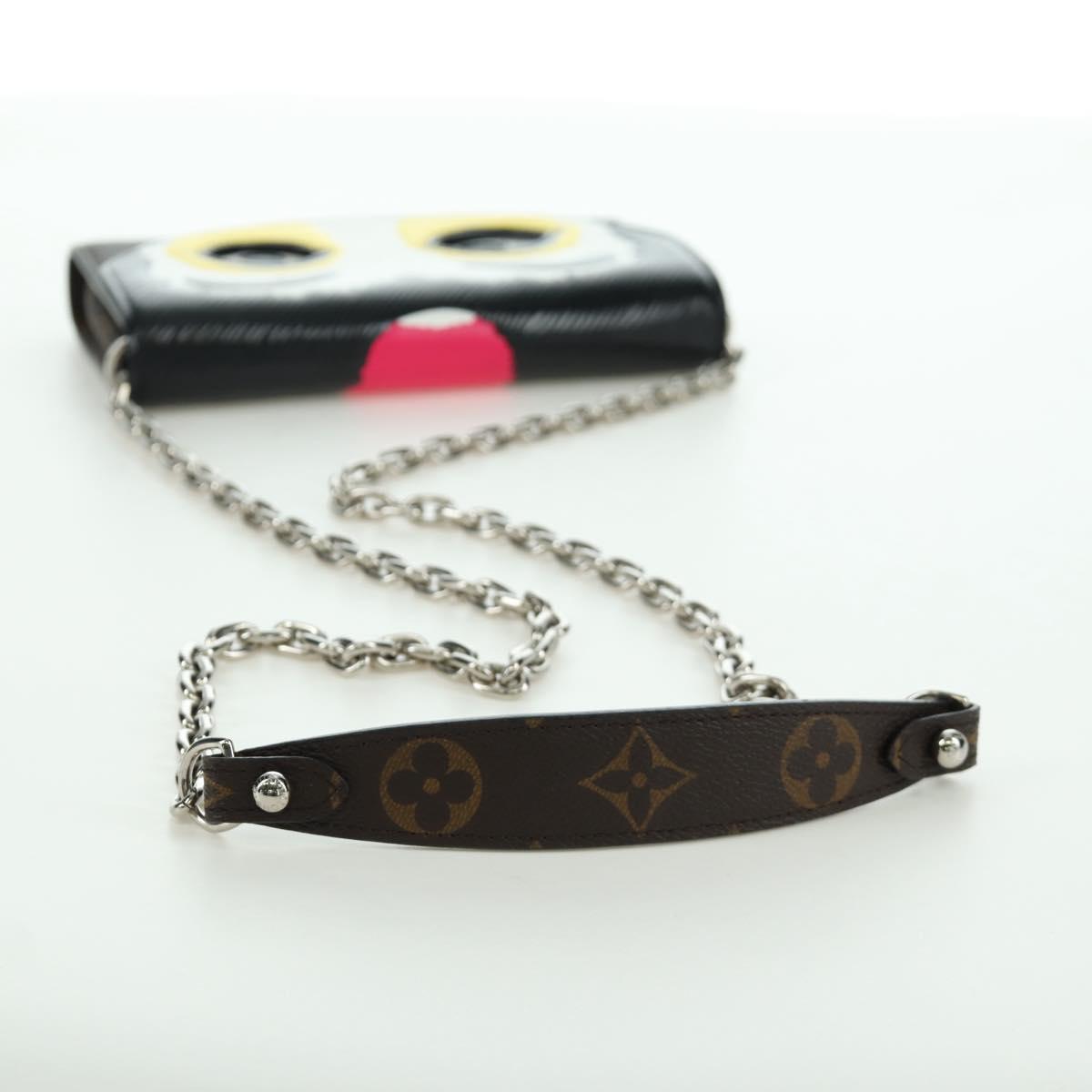 LOUIS VUITTON Yamamoto Kansai Portefeuille Chain Bag M67256 LV Auth BSZ668SAM