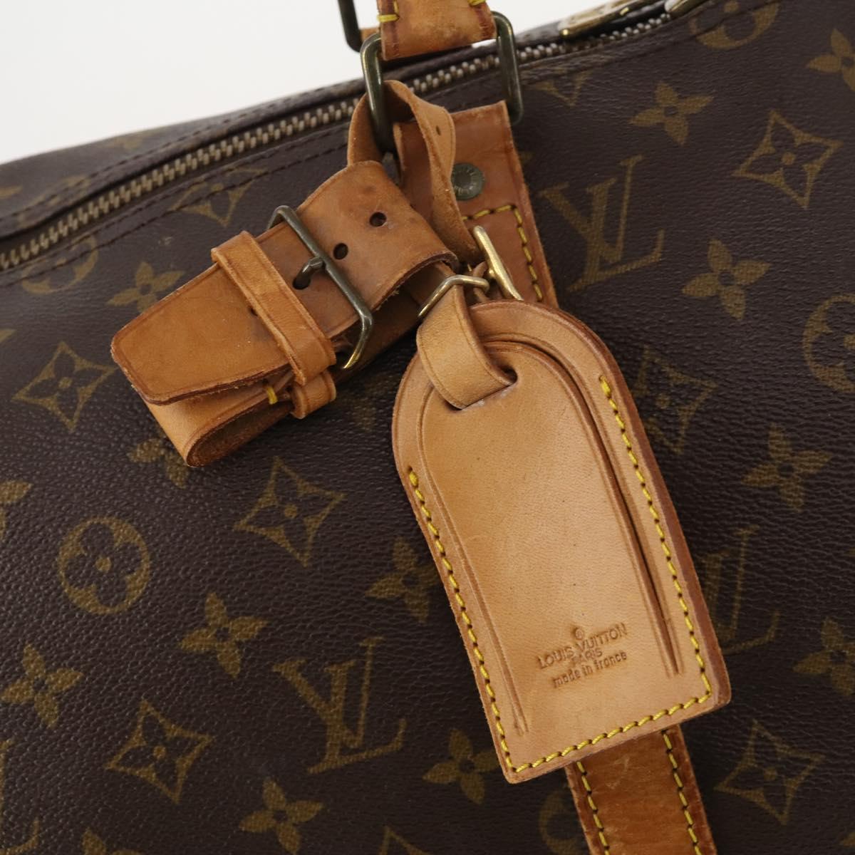 LOUIS VUITTON Monogram Keepall 50 Boston Bag M41426 LV Auth BSZ706