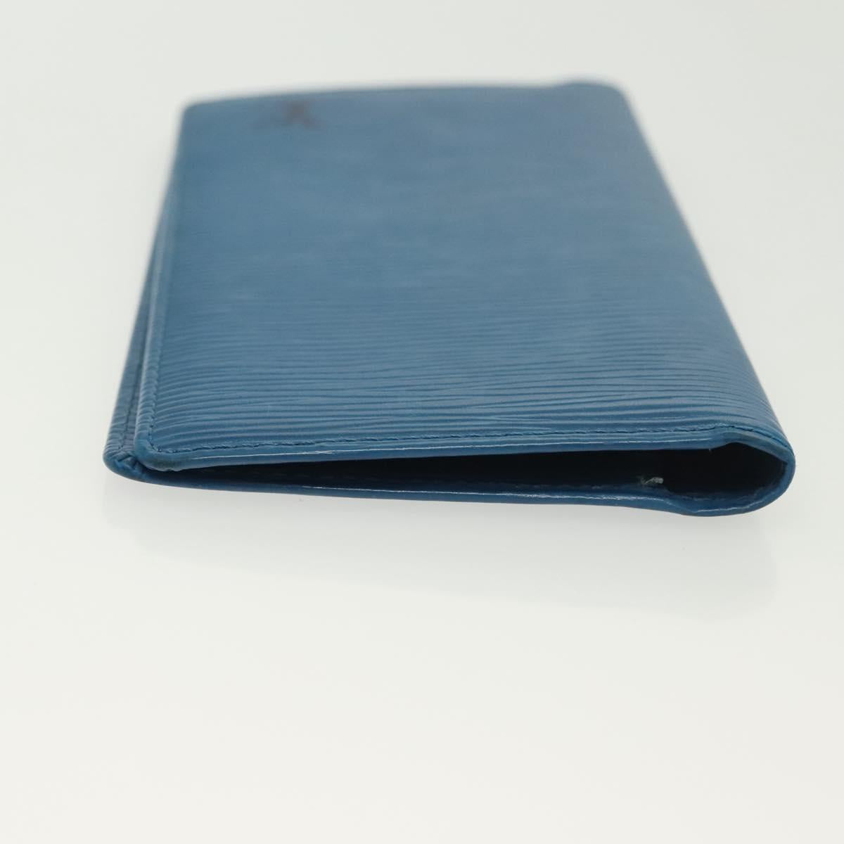 LOUIS VUITTON Epi Taiga Agenda Day Planner Cover 5Set Red Blue Brown Auth CB059