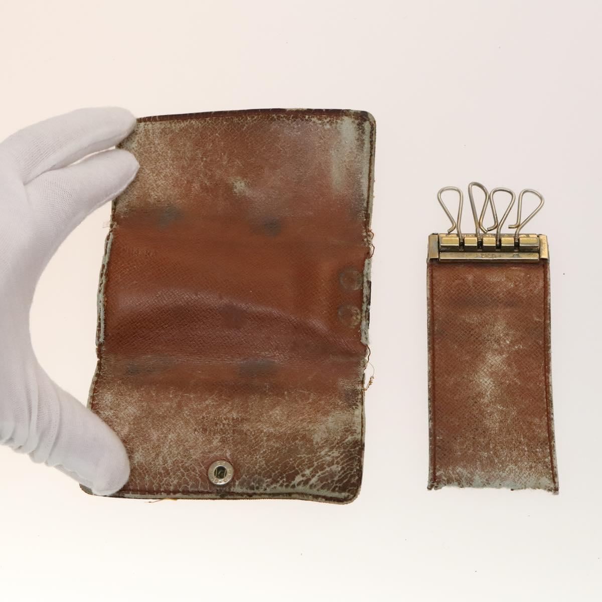 LOUIS VUITTON Monogram Key Case 10set LV Auth CB066