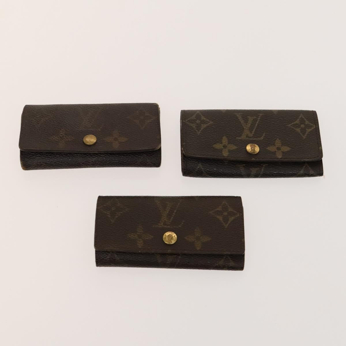 LOUIS VUITTON Monogram Key Case 10set LV Auth CB066